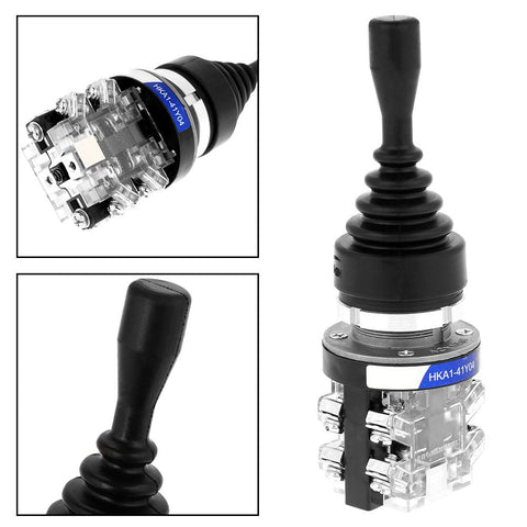 380V 15A AC Joystick Controller 4 Position 4NO Joy Stick Joystick Controller Switch Replacement