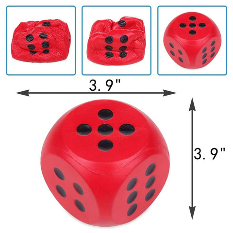 Anboor 3.9" Squishies Dice Kawaii Soft Slow Rising Scented Squishies Stress Relief Kids Toys Collection Decorative Props