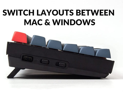 Keychron K2 Pro 75% Layout Custom Wireless Mechanical Keyboard, Compact 84 Keys Hot-swappable QMK/VIA Programmable, USB-C Wired Aluminum Frame Brown Switch RGB Gaming Keyboard for Mac/Windows/Linux