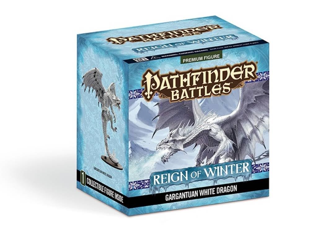 Pathfinder Battles: Reign of Winter - Gargantuan White Dragon