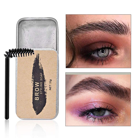 Colorless Eyebrow Soap Kit, Professional ing Brows Makeup Balm, Brows Styling Shaping Soap, Fashion Eyebrow Gel Wax, Transparent Dye Cream