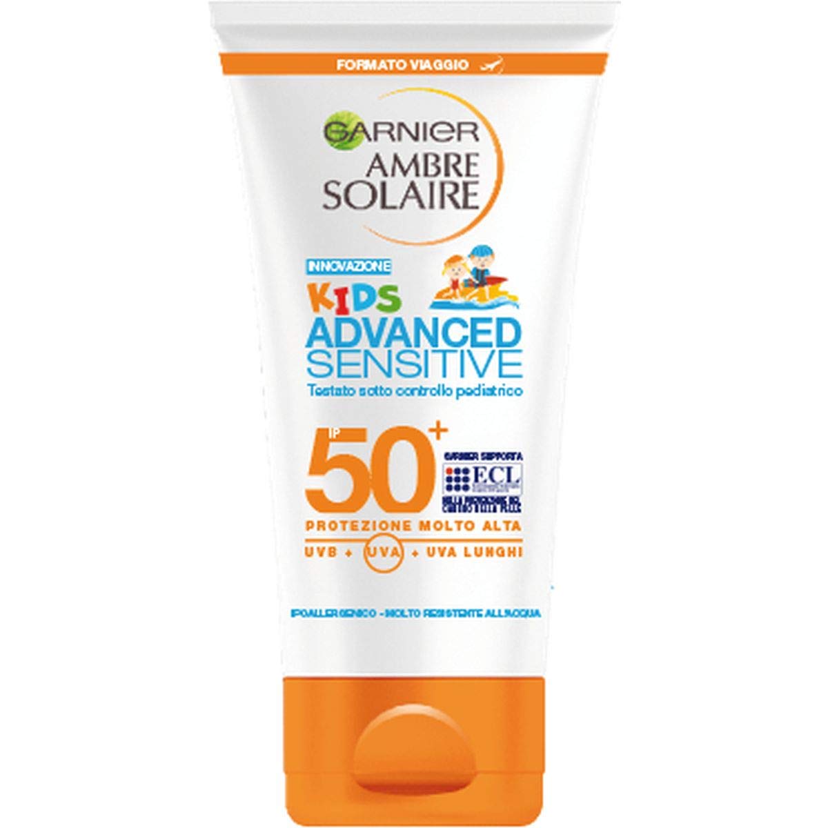 Garnier Ambre Solaire Sensitive Advanced Kids Sun Protection for Children Milk Protective IP 50ÃƒÆ’Ã†â€™ÃƒÂ¢Ã¢â€šÂ¬Ã…Â¡ÃƒÆ’Ã¢â‚¬Å¡Ãƒâ€šÃ‚Â +, 50ÃƒÆ’Ã†â€™ÃƒÂ¢Ã¢â€šÂ¬Ã…Â¡ÃƒÆ’Ã¢â‚¬Å¡Ãƒâ€šÃ‚Â ml