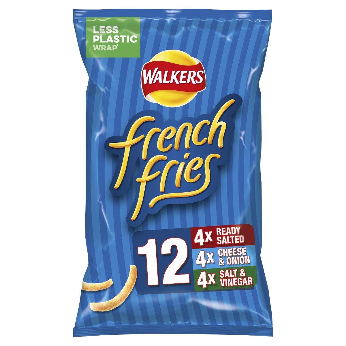 Walkers French Fries Variety Multipack Snacks, 12x18g