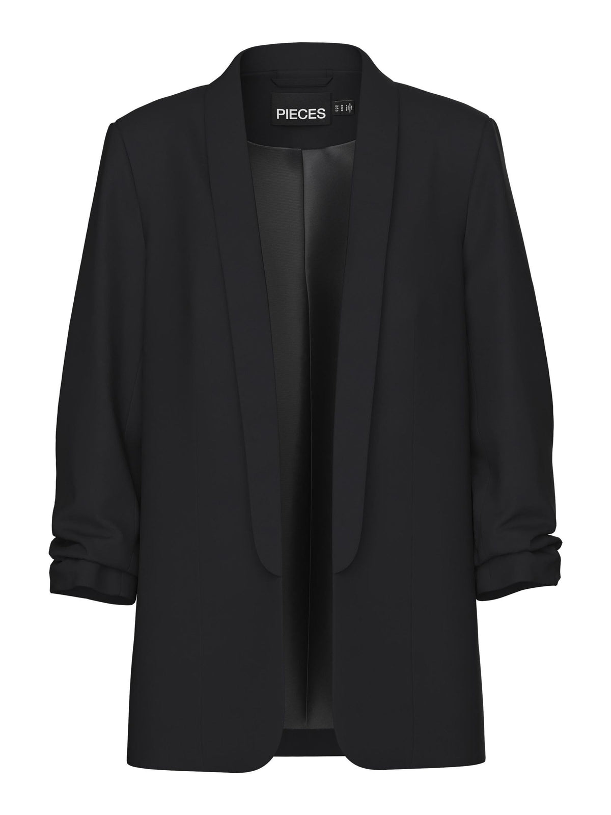 Pieces Women's Pcboss 3/4 Blazer Noos Suit Jacket, Black (Black Black), XL UK