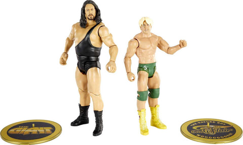 WWE The Giant vs Ric Flair Championship Showdown 2-Pack 6-in / 15.24-cm Action Figures Monsters of the Ring Battle Pack for Ages 6 Years Old & Up