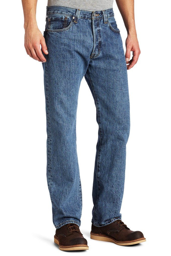 Levi's Men's 501 Original Fit Jeans (Also Available in Big & Tall), Medium Stonewash, 30W x 32L