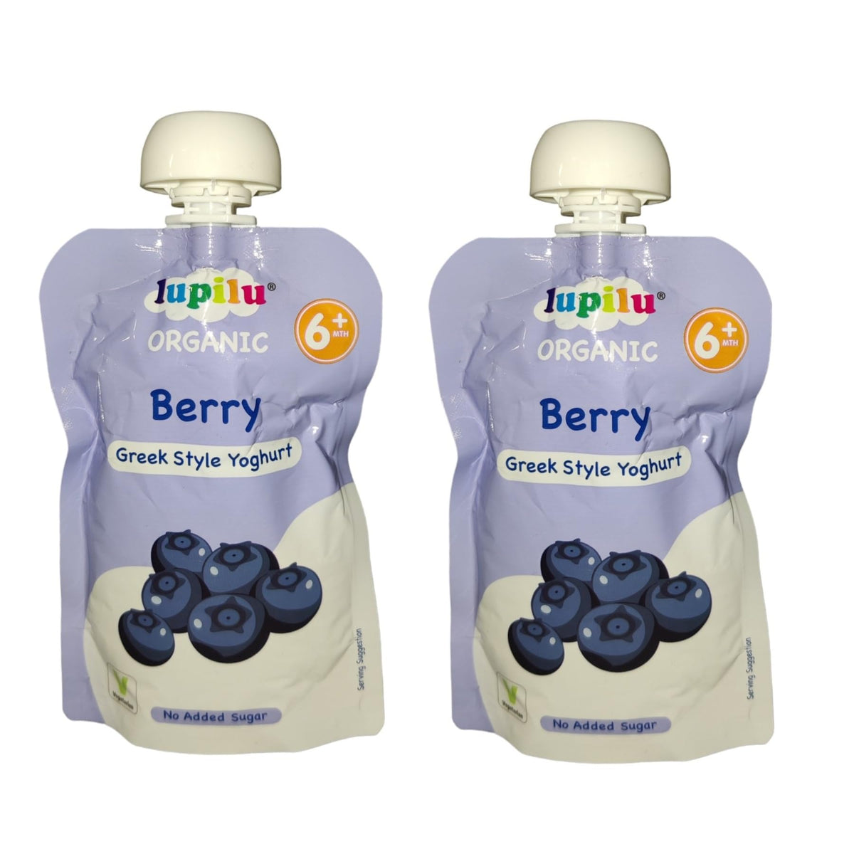 2x Lupilu Berry Greek Style Yogurt 6+ Months 90g