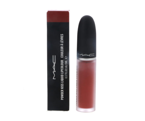 MAC Powder Kiss Liquid Lipcolour Lipstick - 989 Mull It Over (Dirty Peach) - 0.17 fl oz / 5 mL