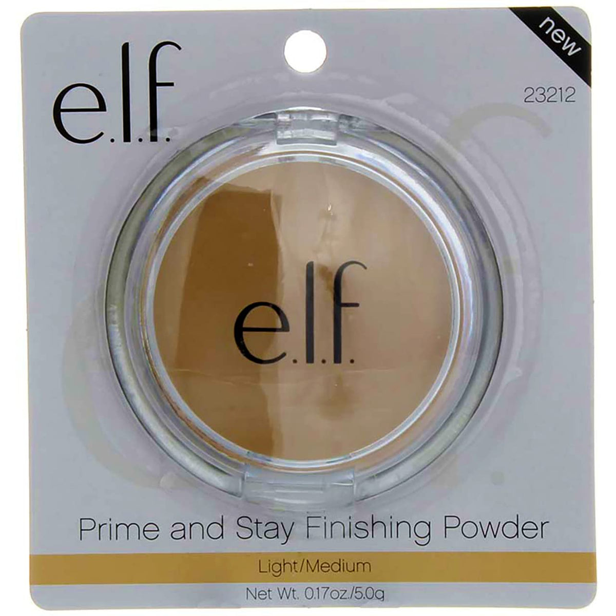 Prime and Stay Finishing Powder - Light-Medium by e.l.f. for Women - 0.17 oz Powder - (Pack of 3)