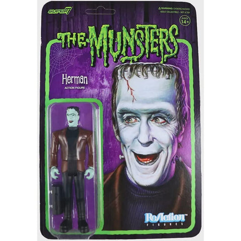 Super 7 - Munsters Reaction Wave 1 - Herman Munster