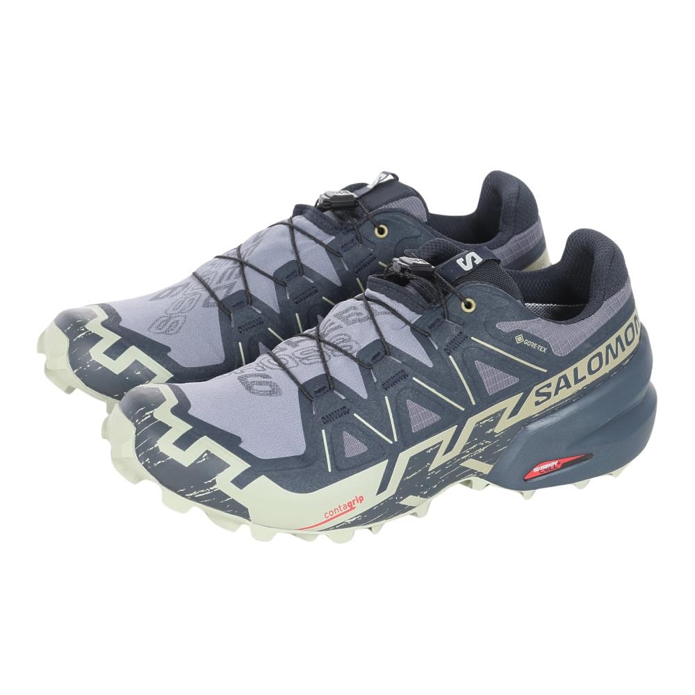 Salomon Men's Speedcross 6 GTX Sneaker, Grisaille, 8