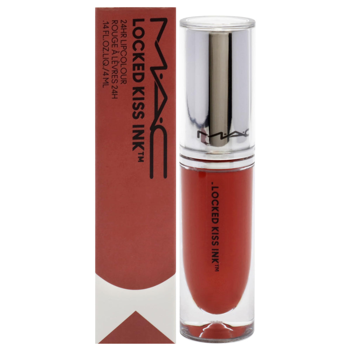 MAC Locked Kiss Ink Lipcolor - Extra Chili for Women - 0.14 oz Lipstick