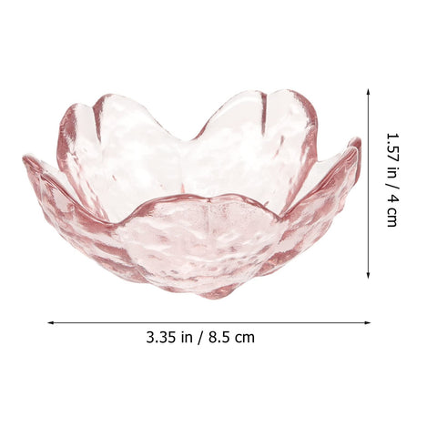 Beaupretty Pink Face Mask 2 Sets Facial Masks Mixing Bowls Flower Shaped Bowls with Metal Spoons Essential Oil Bowl for Home Salon Skin Care Mask