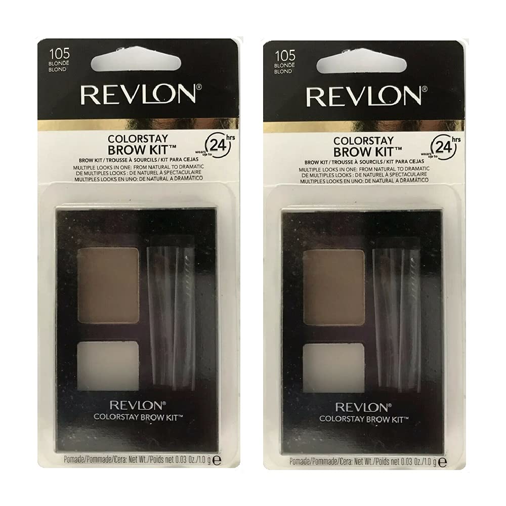 Pack of 2 Revlon Colorstay Brow Kit, Blonde 1052