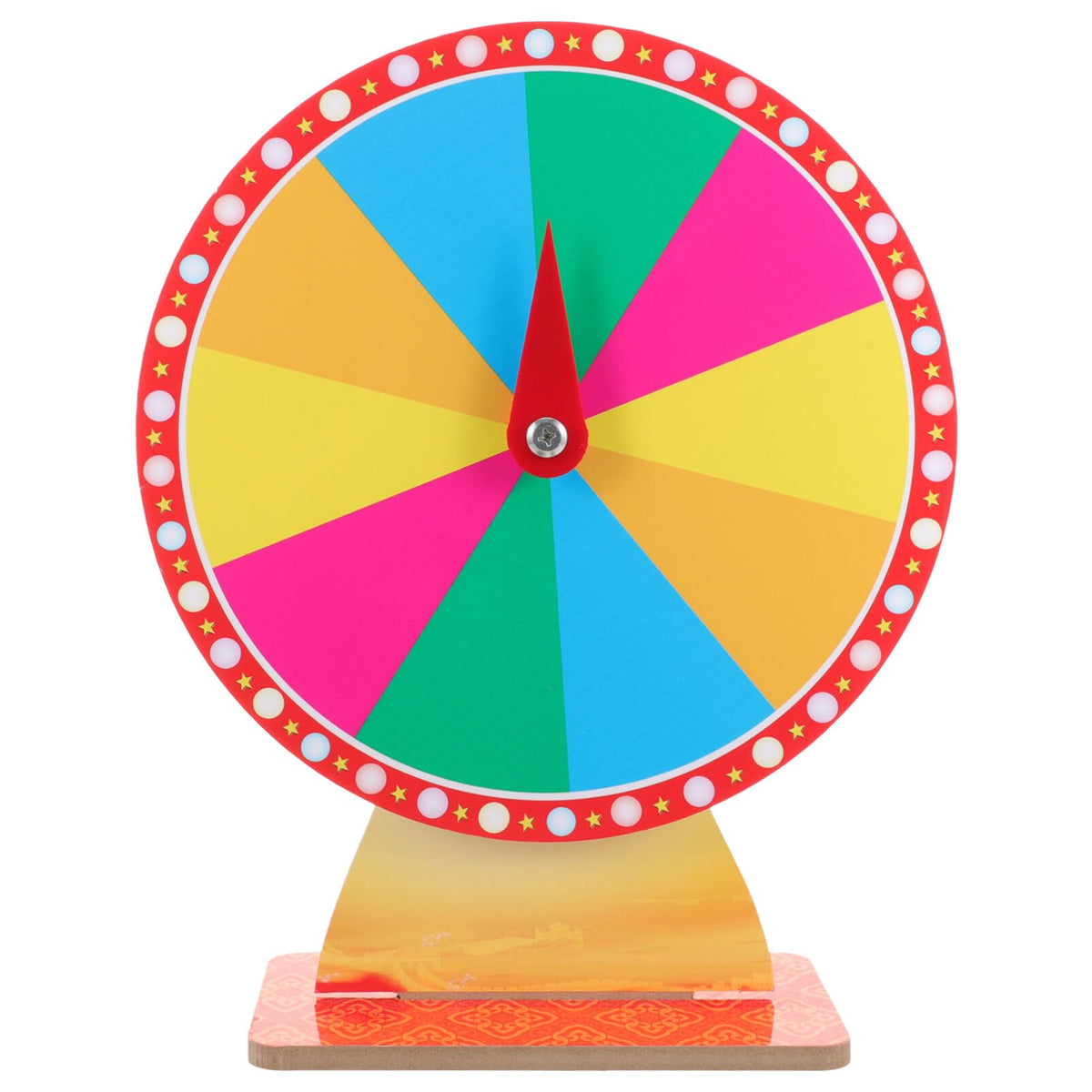 Toddmomy Tabletop Roulette Wheel Parties Roulette Wheel Wheel Fortune Wheel for Carnival and Trade Show Adult Party Supplies