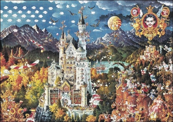 Heye Triangular Bavaria Ryba Puzzles (2000-Piece)