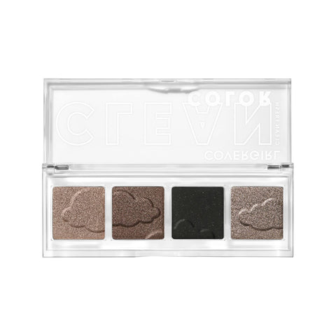 COVERGIRL Clean Fresh Clean Color Eyeshadow - Eyeshadow, Eyeshadow Palette, Shimmer Eyeshadow, Vegan Formula - Classic Smokey, 4g (0.14 oz)