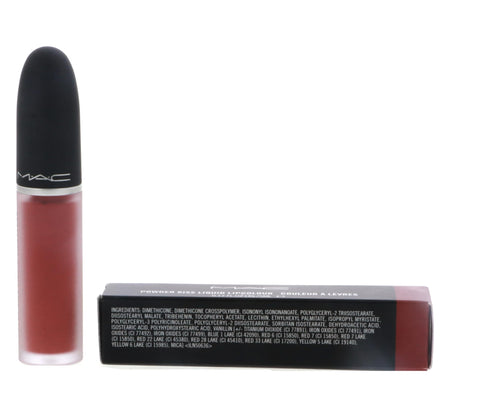 MAC Powder Kiss Liquid Lipcolour Lipstick - 989 Mull It Over (Dirty Peach) - 0.17 fl oz / 5 mL