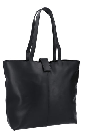 Gusti Handbag Leather - Alexandra Shopper Leather Bag Black