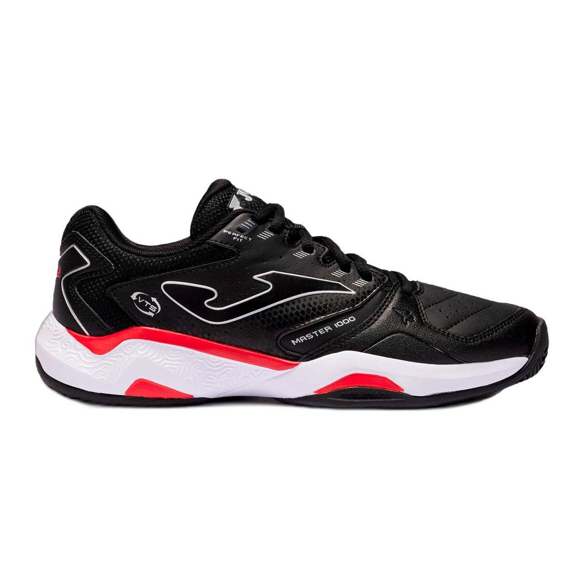 Joma Master 1000 Men 2401 TM100S2401C, Mens, Black/Red, 8 US