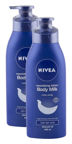 Big Bazaar Combo - Nivea Body Milk, 400ml (Pack of 2) Promo Pack