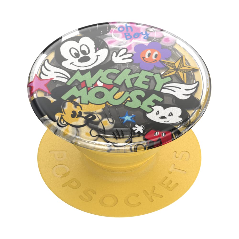 PopSockets Phone Grip with Expanding Kickstand, Disney Classic PopGrip - Mickey Mouse Doodle