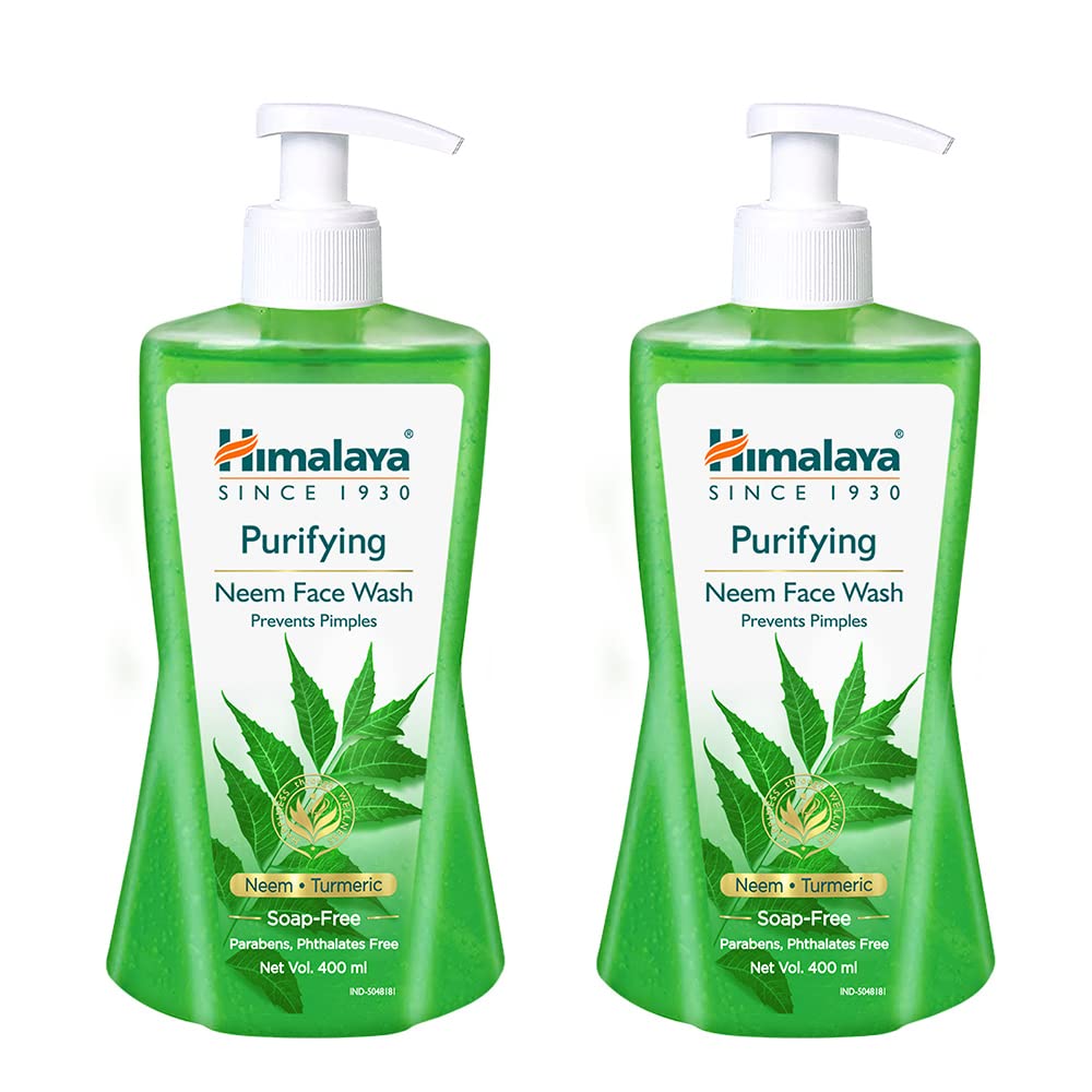 Himalaya Purifying Neem Face Wash 400ML (pack of 2)