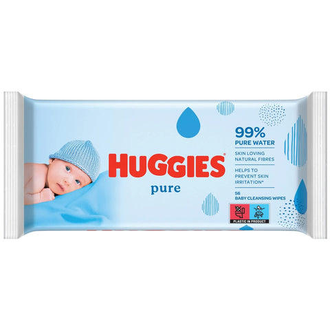 HUGGIES Baby Salviette Pure 56,package may vary