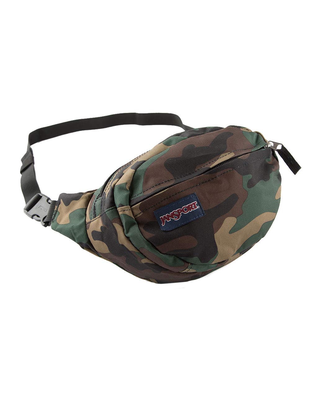 JanSport Fifth Avenue Fanny Pack Crossbody Bags for Women, Men, Surplus Camo - Stylish, Durable Waist Bag with Adjustable Belt, Main Zippered Pocket, Quick Stash Pocket - Premium Travel Essentials