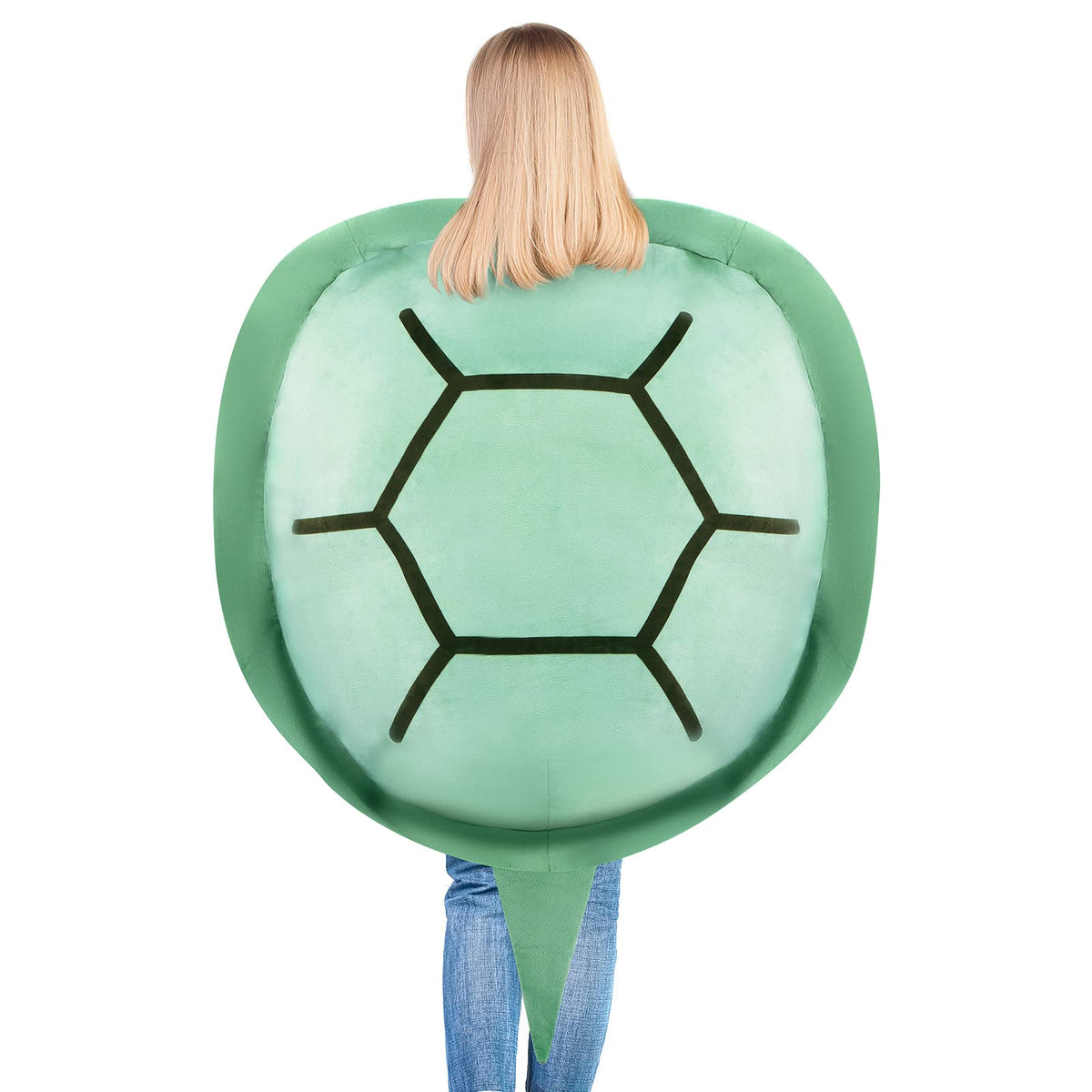 deAO Wearable Turtle Shell Pillow Turtle Cushion Stuffed Animal Toy Turtle Costume Plush Toy 100/130CM Multi-Purpose Adult Kid Birthday Gift (130CM)