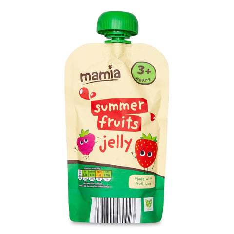 Mamia Summer Fruits Jelly 3+ Years 100g