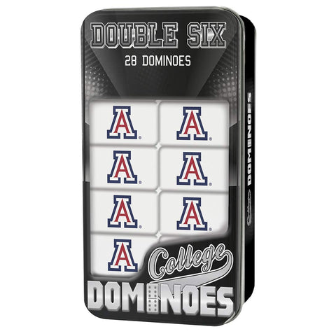 MasterPieces NCAA Arizona Wildcats, Collectible Double Six Dominoes, For Ages 6+