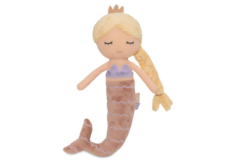 Jollein Mermaid Ella Rag Doll, 100% Polyester, 32 x 10 x 6 cm, Cuddly Toy, Mermaids