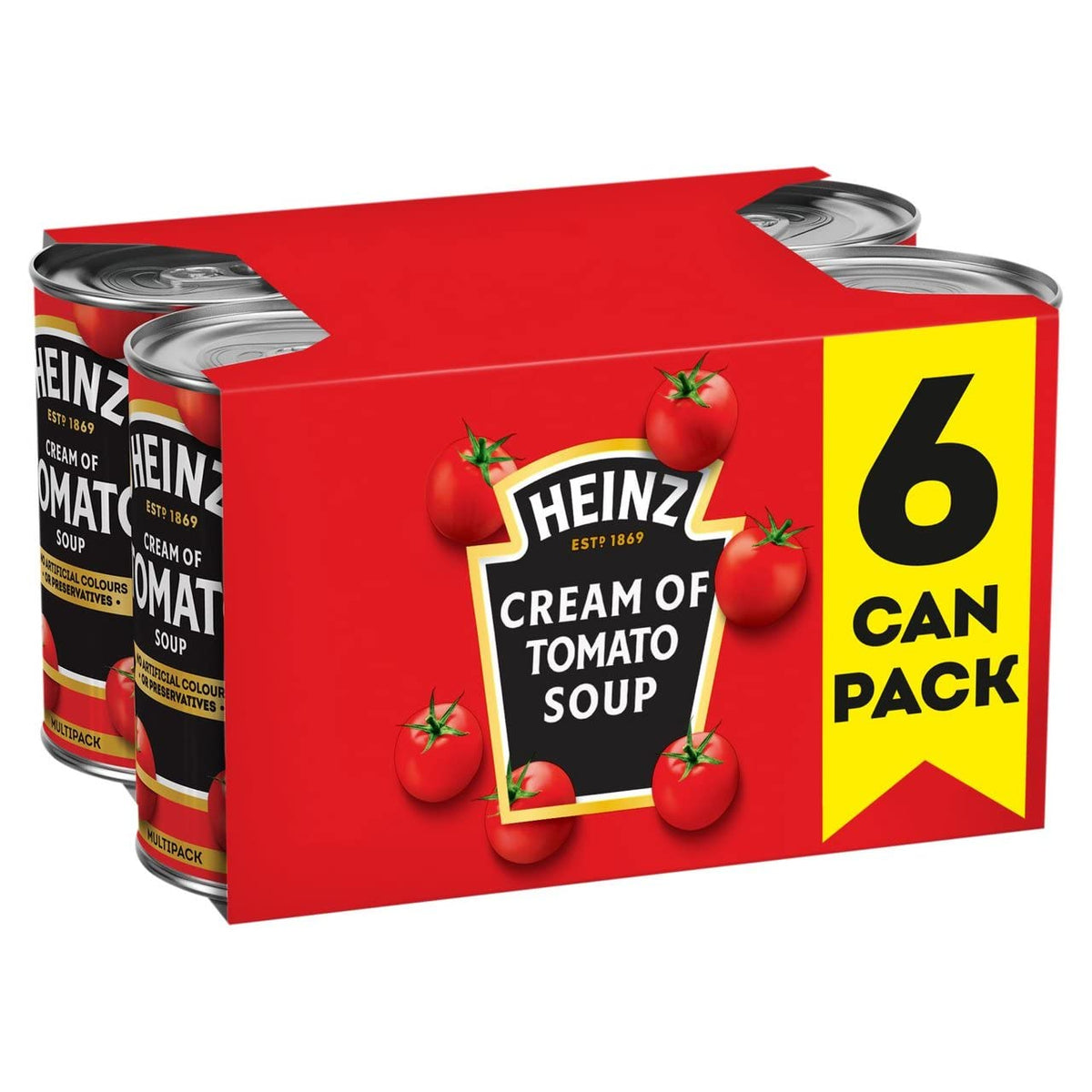 Heinz Cream of Tomato Soup, 6 x 400 g