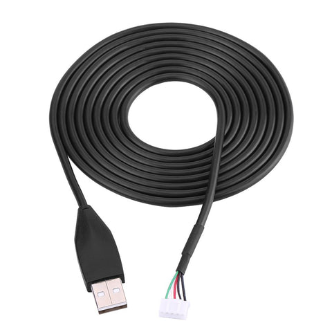 Richer-R USB Mouse Cable,2 Meters USB Mouse Line Wire Cable Replacement Repair Accessory with Material Provides Stable Performance. for Logitech MX518 Game Mouse