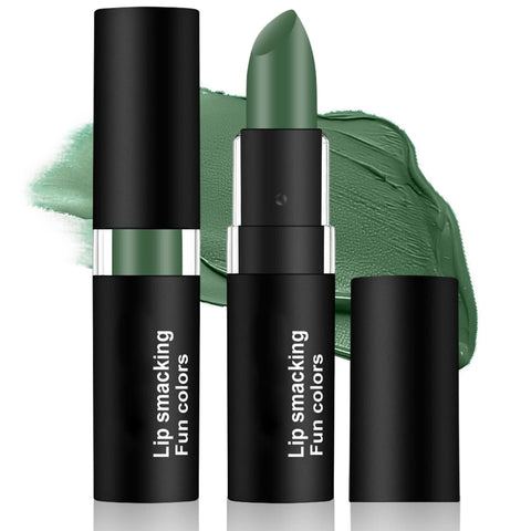 Clown Green Cream Blendable Makeup Stick-1Pcs Green Eye Black Stick, High-pigmented Lipstick LIp Balm, Sweat-proof Face Body Paint Stick,St Patrick's day Cosplay/Party/Stage Show Face Paint Makeup