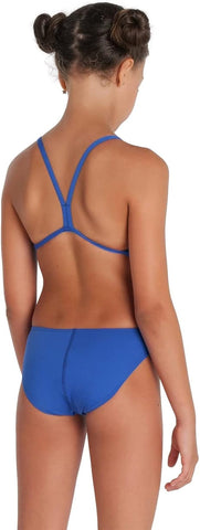 ARENA Girl's Team Challenge Back Solid Swimsuit - Royal/White - Size 26