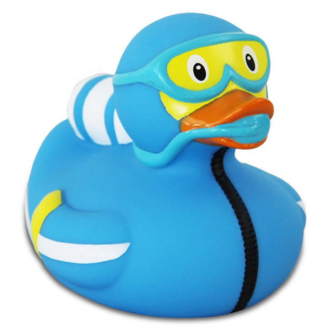 Lilalu 8 x 8 cm/50 g Collector and Baby Diving Rubber Duck Bath Toy