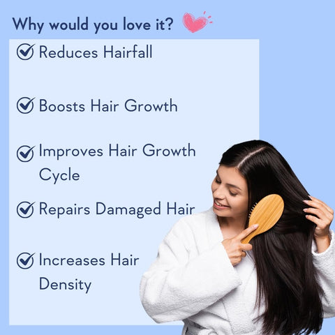 WishCare Hair Growth Serum Concentrate - Rosemary, 3% Redensyl, 4% Anagain, 2% Baicapil, Caffeine, Biotin, Plant Keratin & Rice Water - Hair Growth Serum for Men & Women