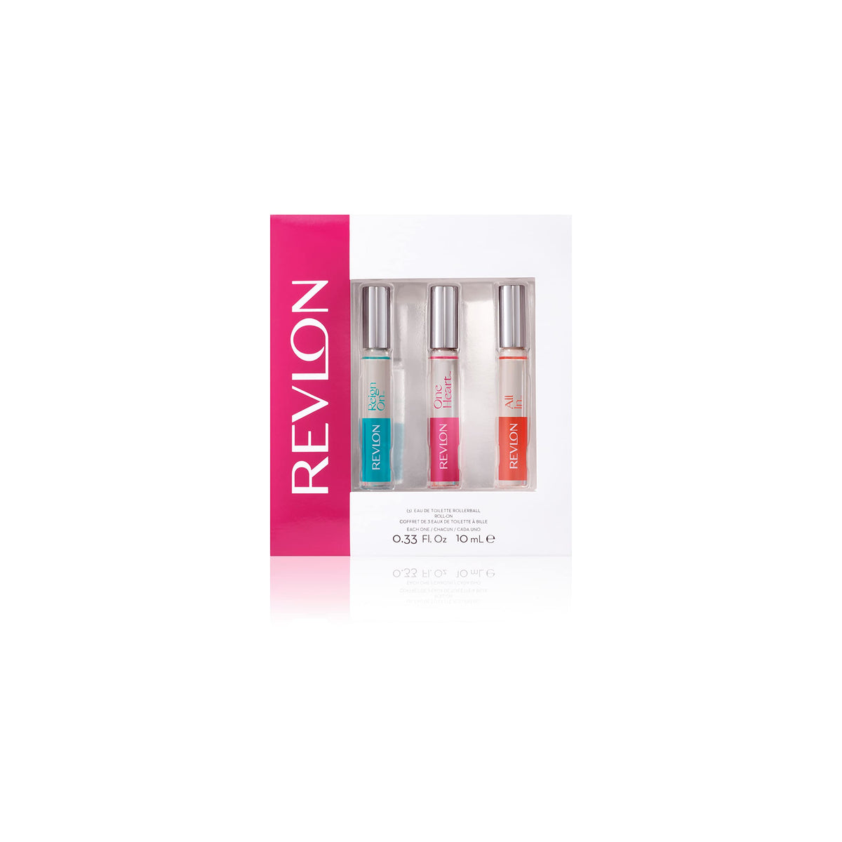 REVLON Women's Perfume Fragrance Set, 3 Piece Rollerball Set