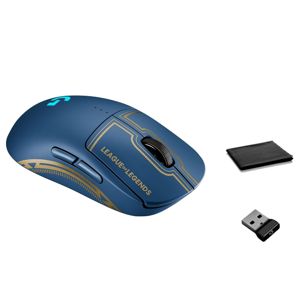 Logitech G Pro Wireless Gaming Mouse - League of Legends Edition - Hero 25K Sensor, Lightspeed, Programmable Buttons, Lightsync RGB, Designed for League of Legends Players