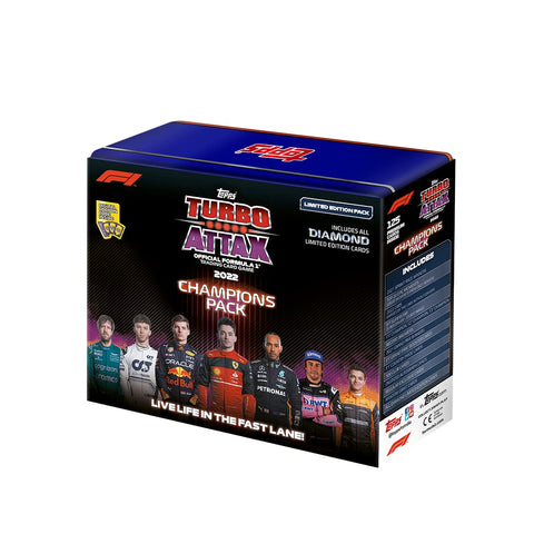 Topps India F1 Turbo Attax 2022 Trading and collectable Card Game (Champions Pack)