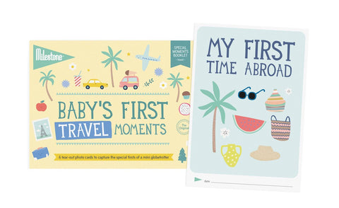 Baby’s First Travel Moments by Milestone - Newborn Keepsake Cards