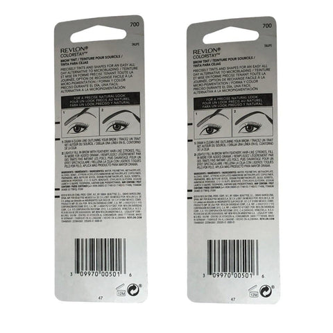 Pack of 2 Revlon Colorstay Brow Tint, Taupe 700