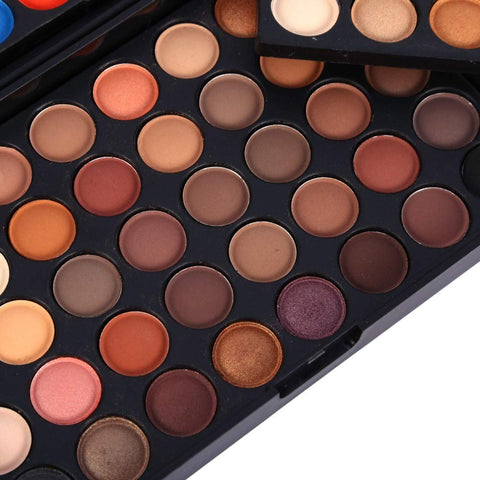 Sonew 120 Colors Professional Eye Shadow Palette, Matte Eyeshadow Palette Eyes Makeup Cosmetic Set Kit Tool