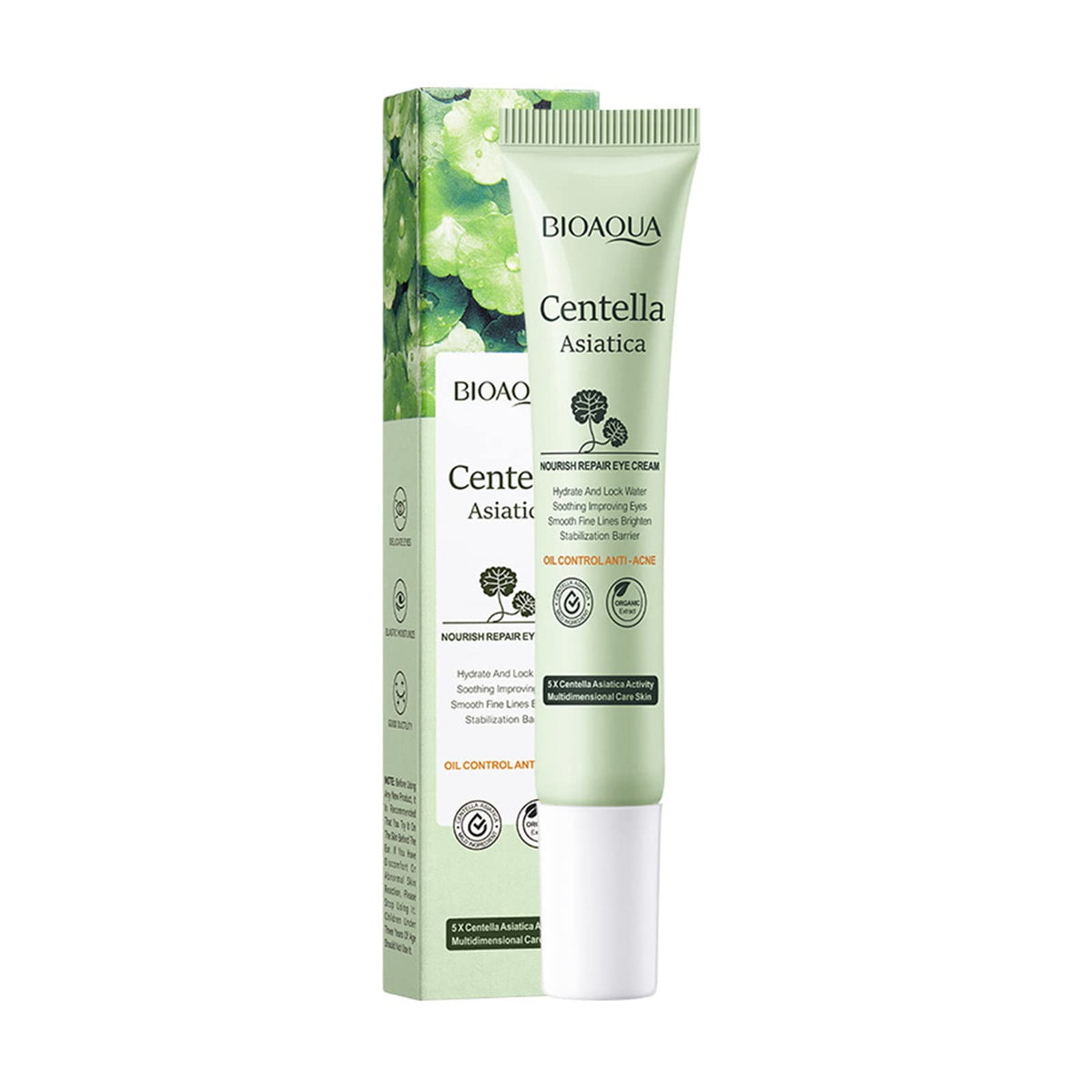 Centella Asiatica Eye Cream,Moisturizes and Tightens the Skin Around the Eyes,Reduces Dry Lines and Fine Lines,Improves Dark Circles Under the Eyes,Lightweight Refreshing,Non Greasy