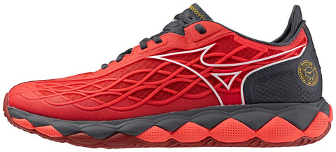 Mizuno Wave Enforce Tour Ac Men Sneaker, Radiant Red-White, 6.5 UK