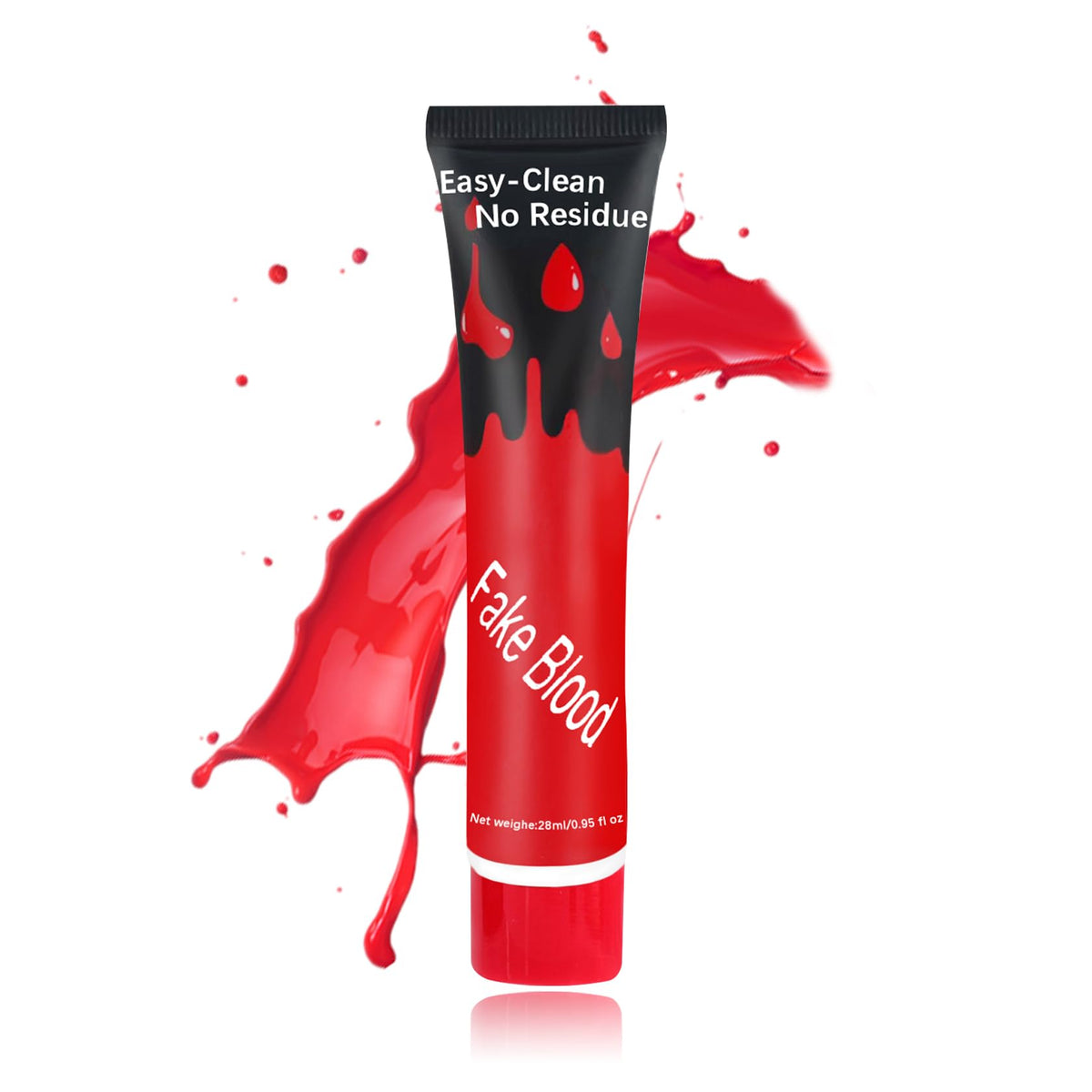 Fake Blood Cream Realistic Effects Fake Blood Makeup Washable Fake Blood for Scar Wound and Clothes Halloween Sfx Makeup Zombie Makeup Vampire Makeup