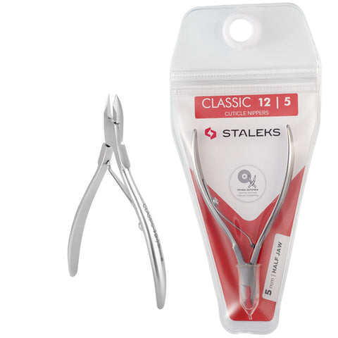 Classic Cuticle Nippers 1/2 Jaw 0.2 Inch (5 mm) STALEKS NC-12-5