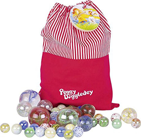 GOKI 63924 Bag With 50 Marbles